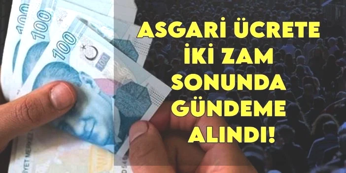 Asgari ücrete iki zam mı geliyor? AK Parti'den kritik hamle: Milyonlarca çalışana iyi haber